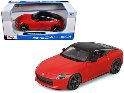 2023 Nissan Z Red with Black Top "Special Edition" Series 1/24 Diecast Model Car by Maisto  free shipping USA