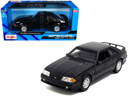 1993 Ford Mustang SVT Cobra Black "Special Edition" Series 1/24 Diecast Model Car by Maisto  free shipping USA