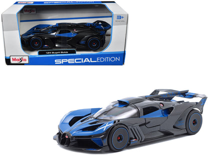 Bugatti Bolide Blue and Black Metallic "Special Edition" Series 1/24 Diecast Model Car by Maisto  free shipping USA
