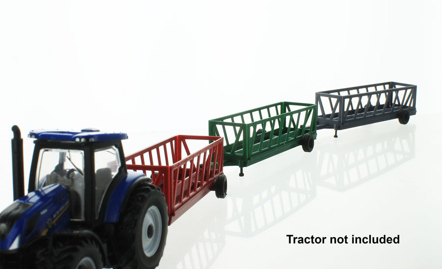3D To Scale 64-308-GR 1/64 Portable Cattle Feeder 20 ft, Green