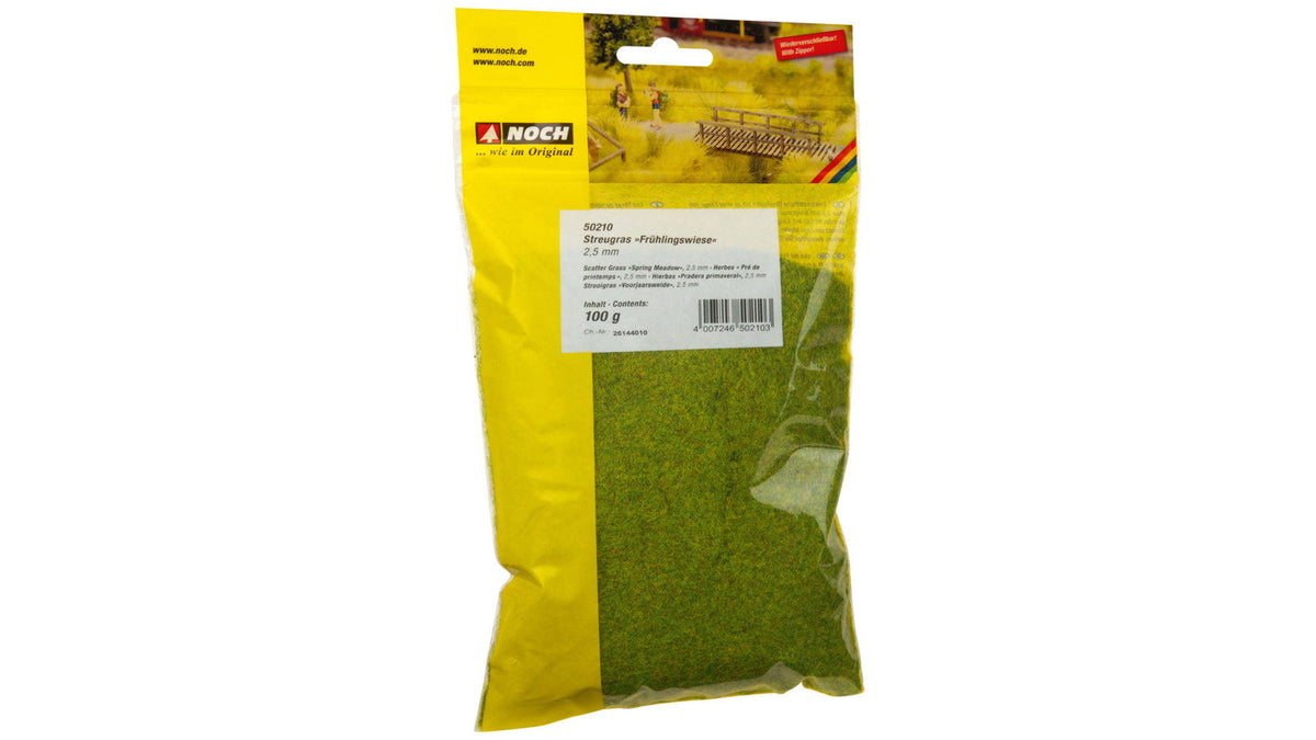 Noch 50210 HO Scale Static Grass, Spring Green, 100 g