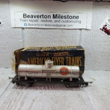 AMERICAN FLYER GULF TANK CAR, 51, 53 u