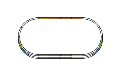 Piko 55340 HO Scale A-Track Set E