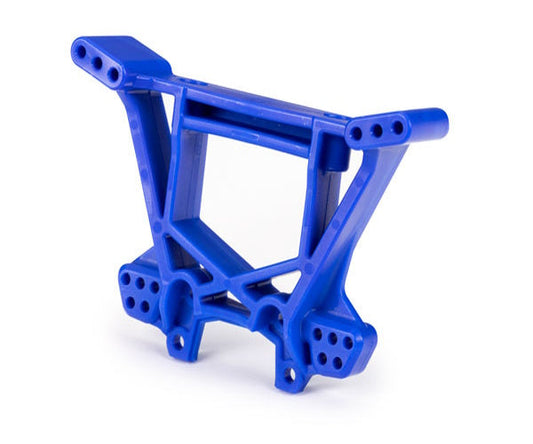 Traxxas 9039X Rear Shock Tower Extreme Heavy Duty Blue 4x4 Hoss/Rustler/Slash