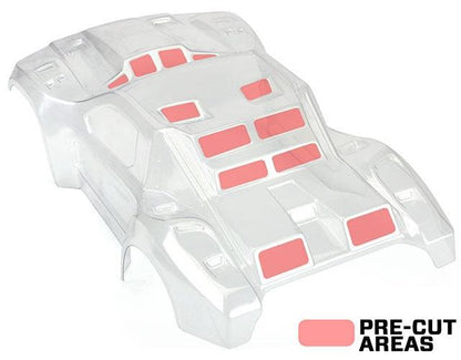 Pro-Line 3458-17 Pre-Cut Flo-Tek Fusion Clear Body for PRO-2 SC / Slash / SC5M