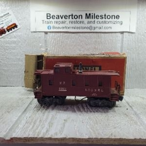 SP-TYPE CABOOSE, SP LOGO, 48-53 (A) TILE RED, TUSCAN, OR MAROON