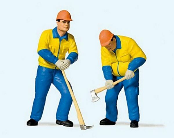 Preiser 44913 G Scale Modern Lumberjacks Set #2 pkg(2)