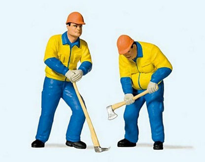 Preiser 44913 G Scale Modern Lumberjacks Set #2 pkg(2)