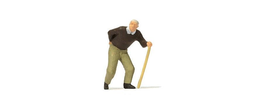 Preiser 28096 HO Scale Man with Backache Figure