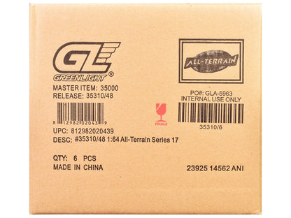 "All Terrain" Series 17 Set of 6 pieces 1/64 Diecast Model Cars by Greenlight