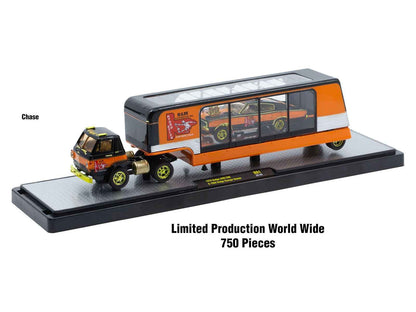 Auto Haulers Set of 3 Trucks Release 91 Limited Edition to 8000 pieces Worldwide 1/64 Diecast Model Cars by M2 Machines