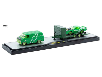 Auto Haulers Set of 3 Trucks Release 94 Limited Edition to 6000 pieces Worldwide 1/64 Diecast Models by M2 Machines