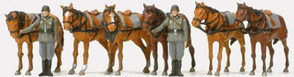 Preiser 16597 HO Scale Former German Army WWII - Unpainted Figures