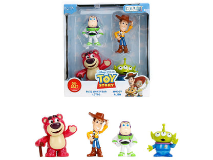 Set of 4 Diecast Figures "Toy Story" "Metalfigs" Series Diecast Models by Jada  free shipping USA