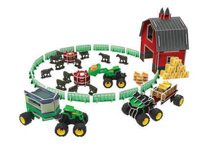 Ertl 47425 Scale John Deere Buildable Barn Play Set