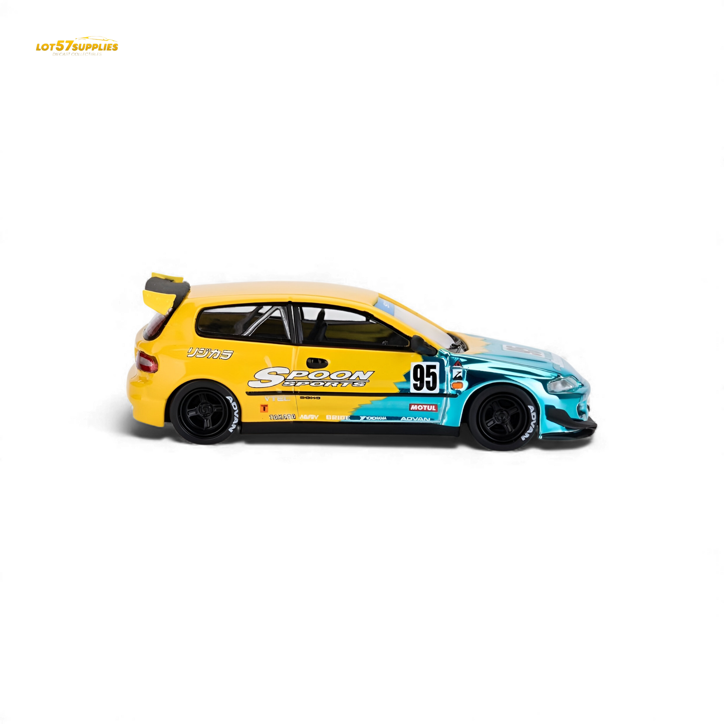 (Pre-Order) ET Model Pandem Civic EG6 Mk5 Rocket Bunny - Spoon Blue 1:64