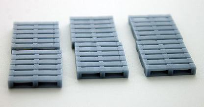 3D To Scale 50-242-GY 1/50 Freight Pallets, Grey 6-Pack