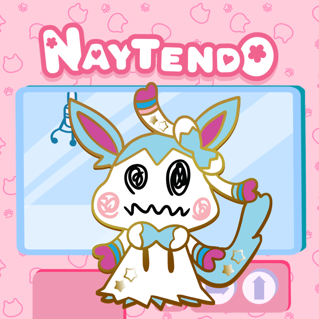 Pokemon: Mimikyu Shiny Sylveon Enamel Pin