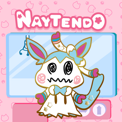Pokemon: Mimikyu Shiny Sylveon Enamel Pin