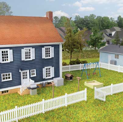 Walthers SceneMaster 949-4200 HO Scale Backyard Detail Set -- Kit