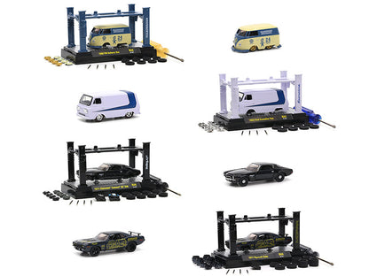Model Kit 4 piece Car Set Release 44 Limited Edition to 9400 pieces Worldwide 1/64 Diecast Model Cars by M2 Machines  free shipping USA