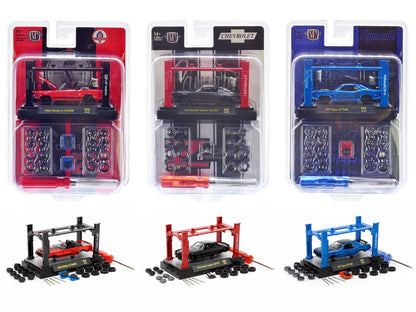 Model Kit 3 piece Car Set Release 66 Limited Edition to 10000 pieces Worldwide 1/64 Diecast Model Cars by M2 Machines  free shipping USA