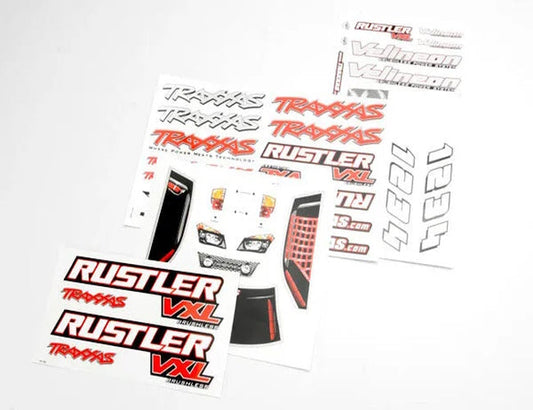 Traxxas TRA3713R 1/10th Scale Rustler VXL Decal Sheet (2)