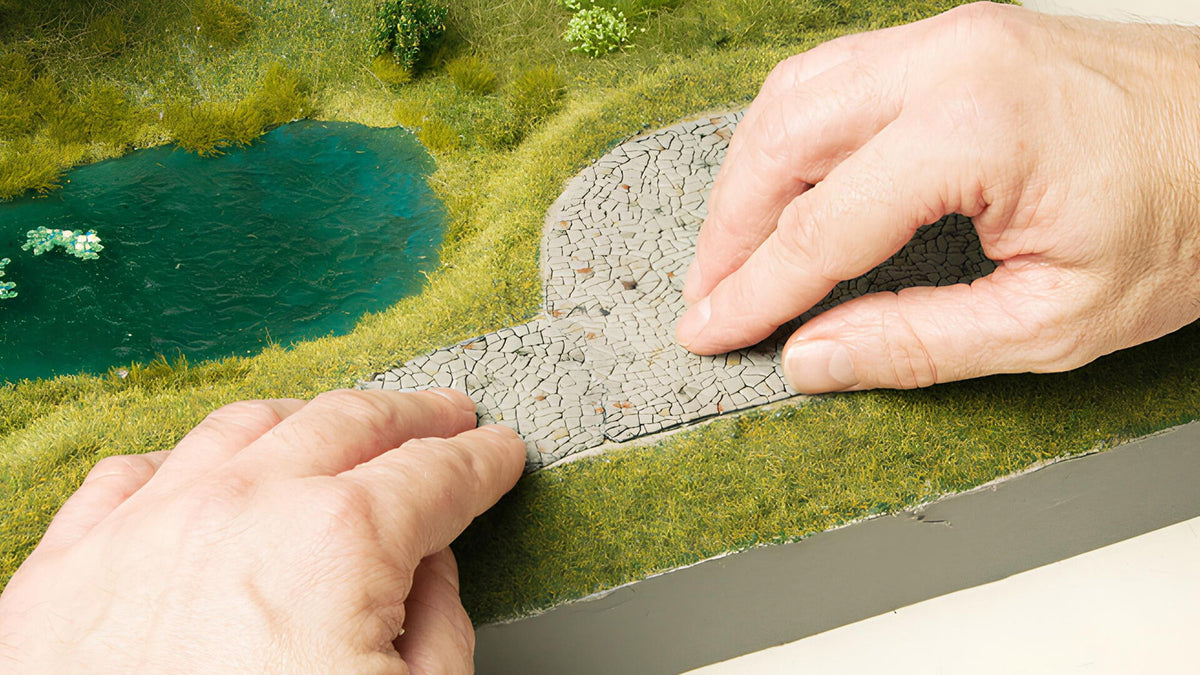 Noch 60365 HO Flagstone Paving 3D Structured Texture Sheet