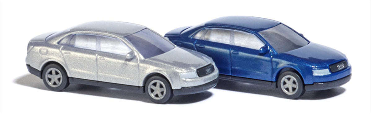 Busch 8340 N Scale Audi A4 Sedan 2-Pack, Assembled