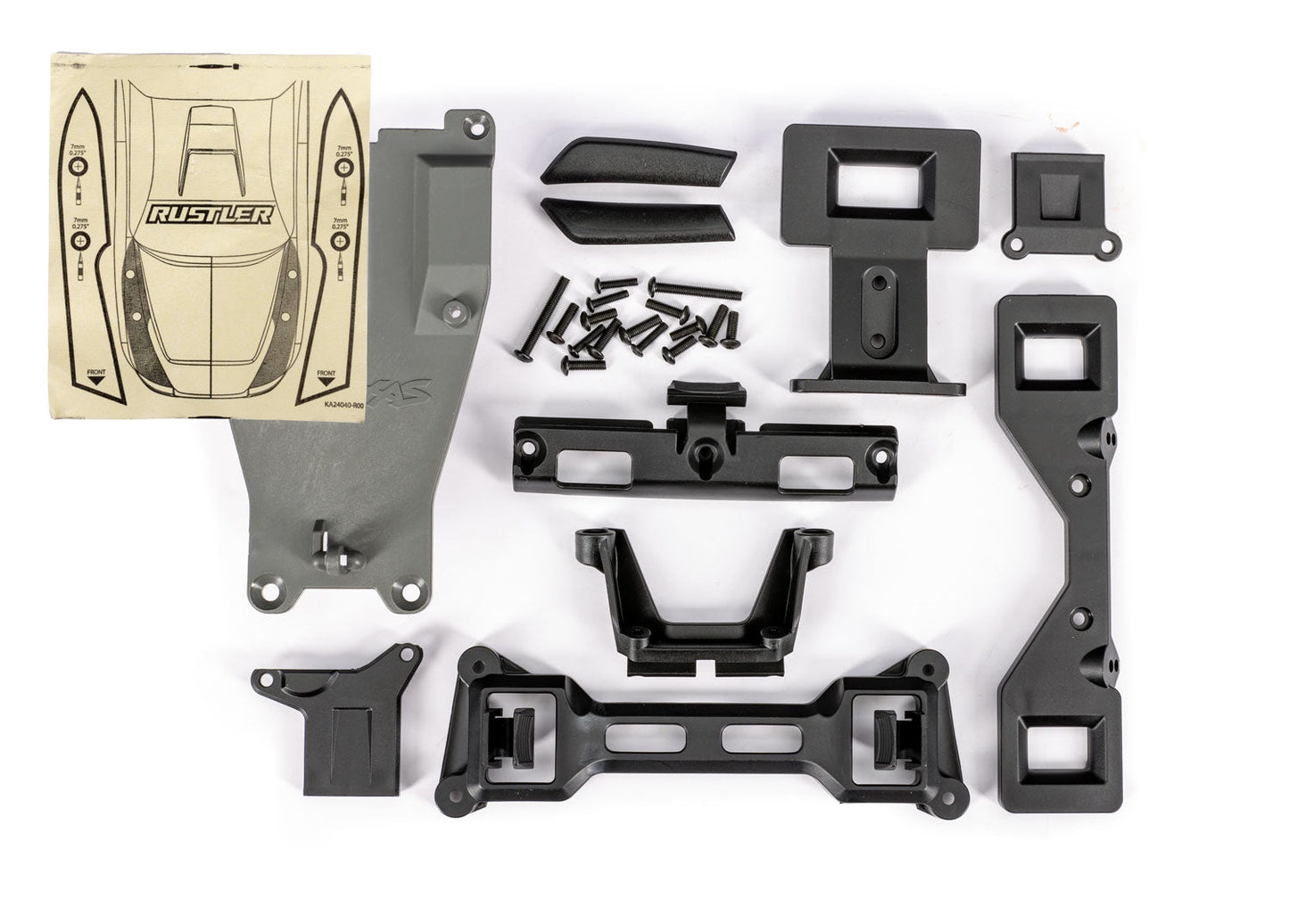 Traxxas 3734R Body Conversion Kit Rustler