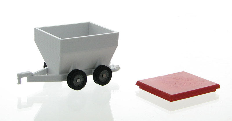 3D To Scale 64-352-WT 1/64 Spreader Wagon with Cover
