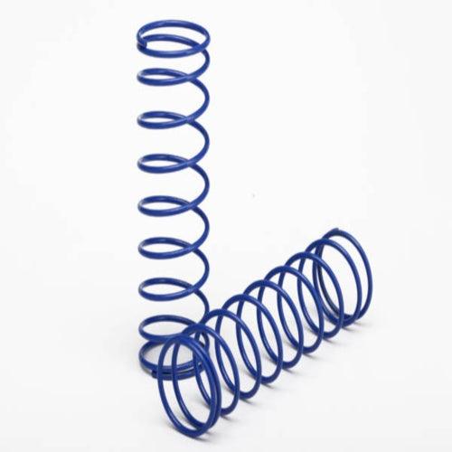 Traxxas 3758T Springs Front Blue (2) Stampede T-Maxx 3.3