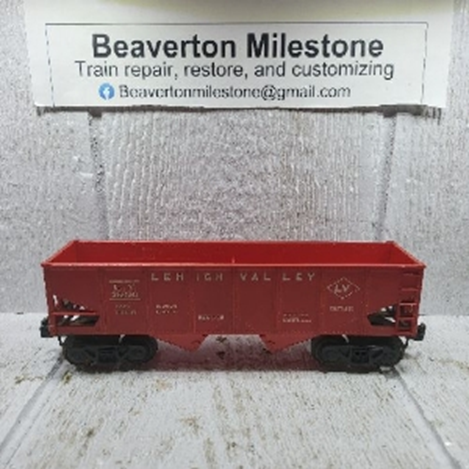 LIONEL LV SHORT HOPPER, 58-63 VARIATION (A) RED BODY