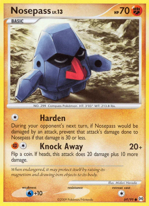 Nosepass (69/99) [Platinum: Arceus]