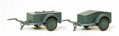 Preiser 16574 HO Scale Military - Former German Army WWII - Trailers