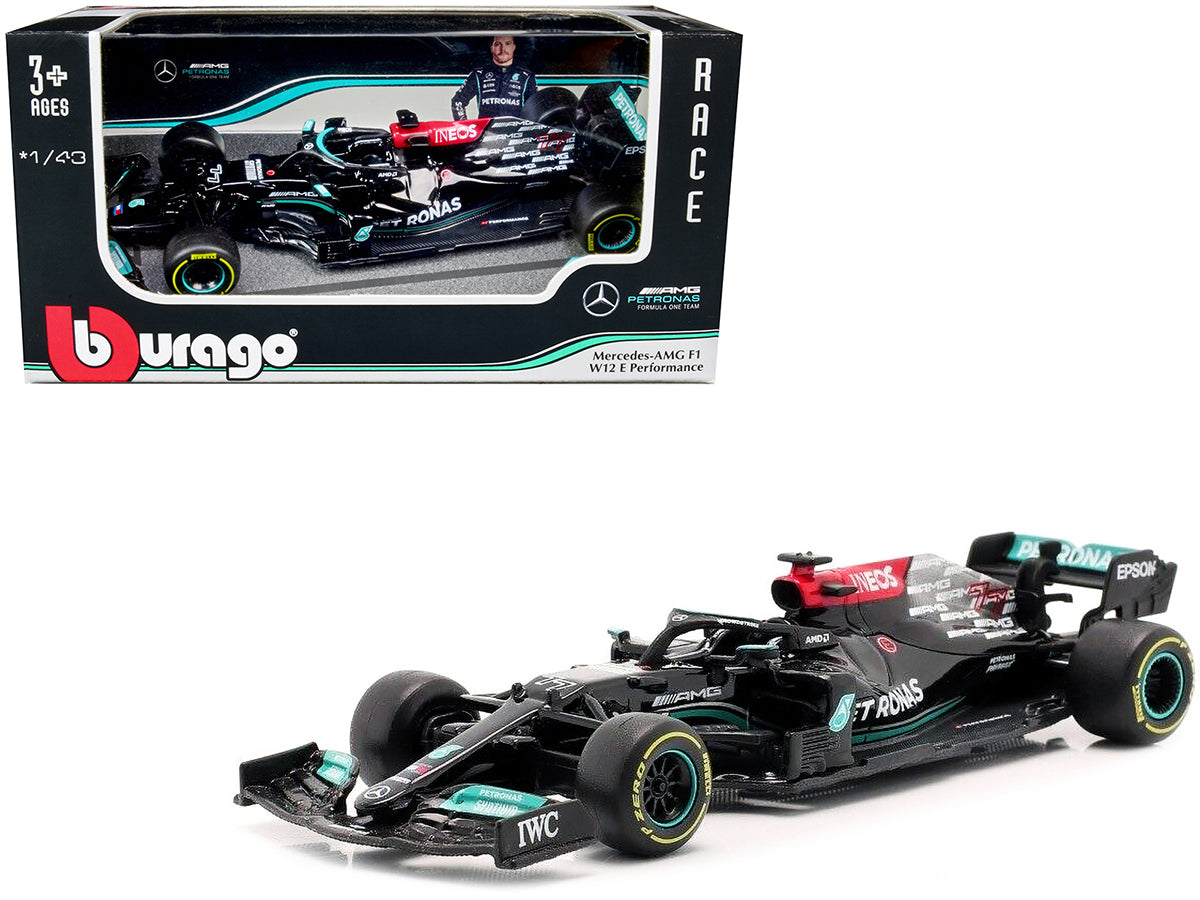 Mercedes-AMG F1 W12 E Performance #77 Valterri Bottas F1 Formula One (2021) 1/43 Diecast Model Car by Bburago  free shipping USA