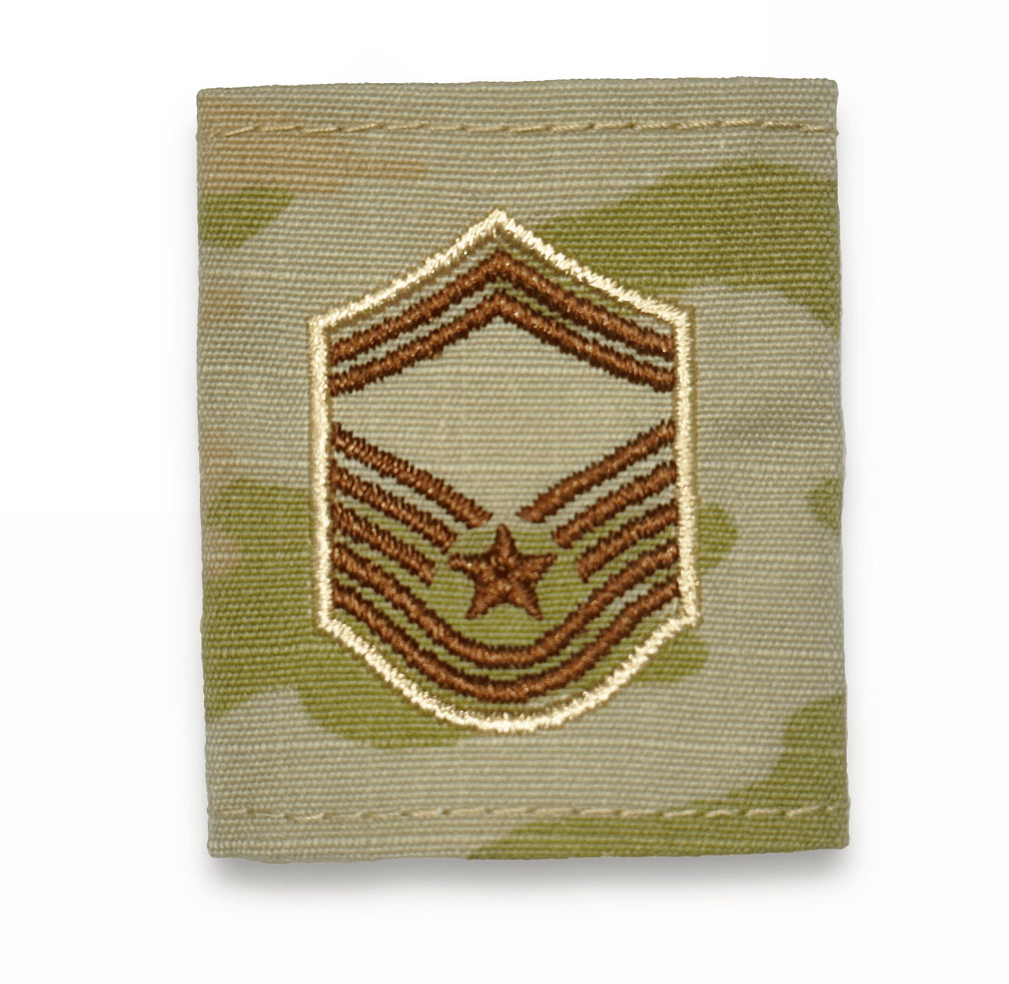 U.S. Air Force E8 Senior Master Sergeant OCP Spice Brown Gore-Tex® Loop Rank