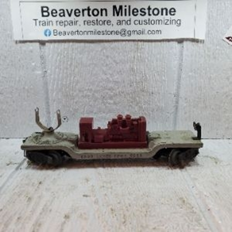 LIONEL SEARCHLIGHT CAR, 49-51 (C) MAROON GENERATOR