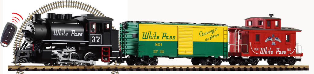 Piko 38109 G Scale WP&YR Freight R/C Starter Set w/Sound