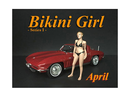 April Bikini Calendar Girl Figure for 1/24 Scale Models by American Diorama  free shipping USA