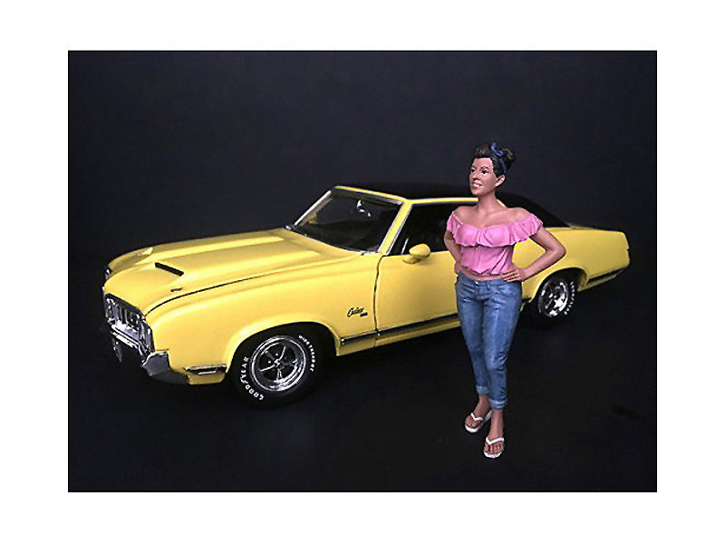"Hanging Out II" Gloria Figurine for 1/18 Scale Models by American Diorama  free shipping USA