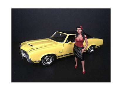 "Hanging Out II" Rosa Figurine for 1/18 Scale Models by American Diorama  free shipping USA