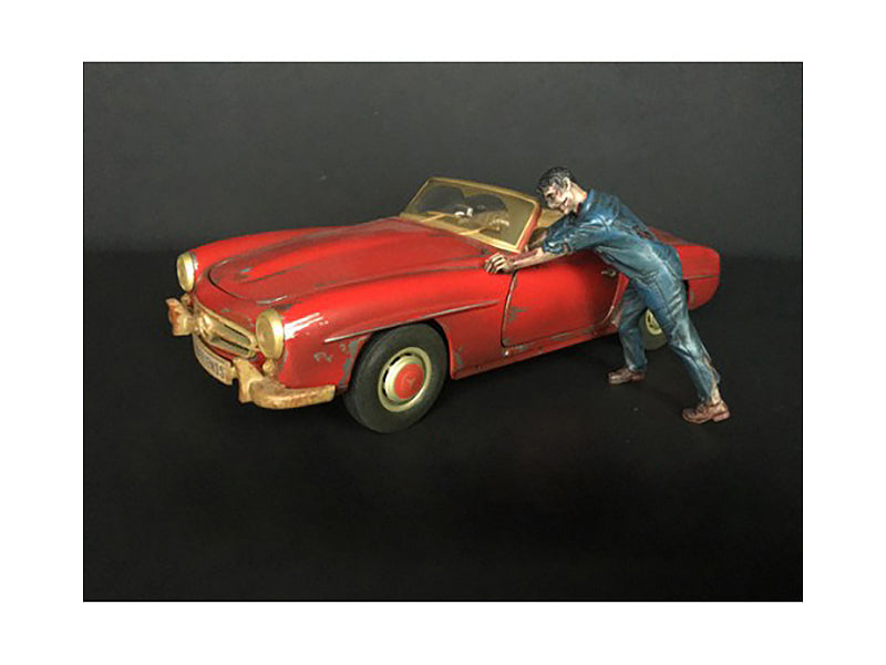 Zombie Mechanic Figurine IV for 1/18 Scale Models by American Diorama  free shipping USA
