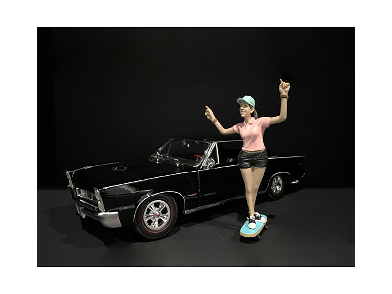 Skateboarder Figurine IV for 1/24 Scale Models by American Diorama  free shipping USA