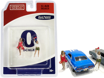 70s Style Two Figurines Set IV for 1/43 Scale Models by American Diorama  free shipping USA