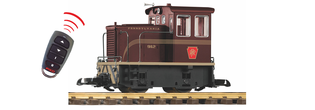 Piko 38510 G Scale PRR 25-Ton Diesel Tuscan Battery R/C Sound