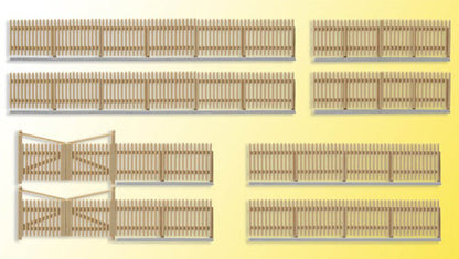 Kibri 38625 1/87 Scale Wooden Fence