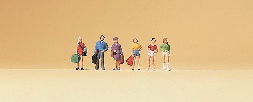 Preiser 79023 N Scale Teenage Passengers Figure Set