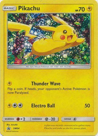Pikachu (SM04) (General Mills Promo) [Sun & Moon: Black Star Promos]