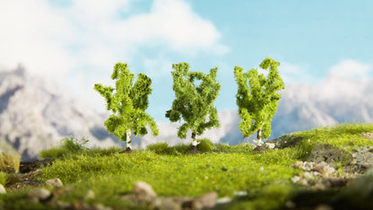 Noch 25520 N Scale Birch Trees, 4.5 cm